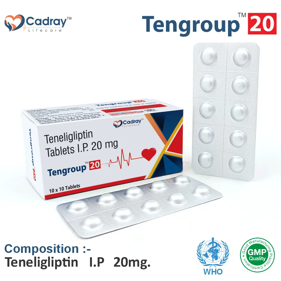 Teneligliptin 20mg Tablet | Antidiabetic Care | Best Price for PCD Pharma Franchise